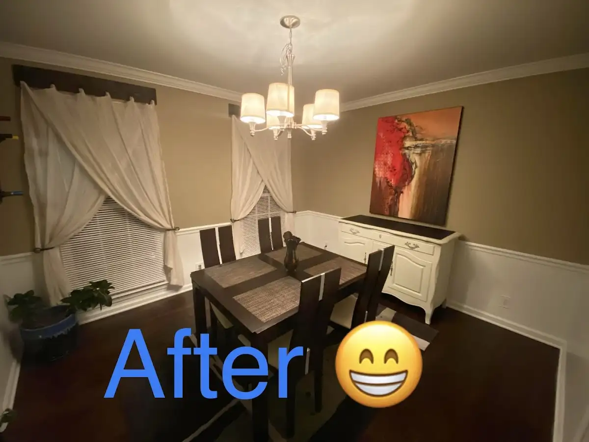 Professional dining room restoration after water damage in Rockville